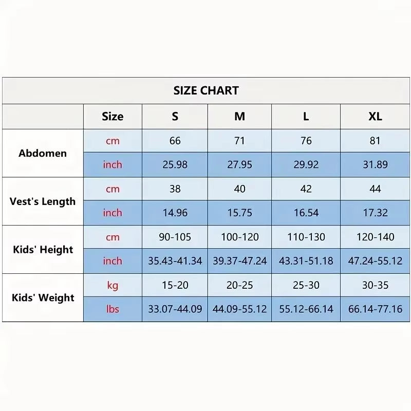 Kids Neoprene Life Jacket - Buoyant Swim Vest for Boys & Girls, Perfect for Surfing, Drifting & Safety Swimming Aid