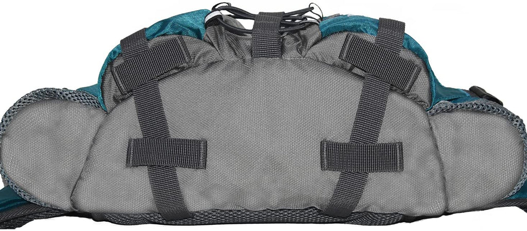 Versatile Outdoor Fanny Pack with Dual Water Bottle Holders - Perfect for Hiking, Fishing, and More!