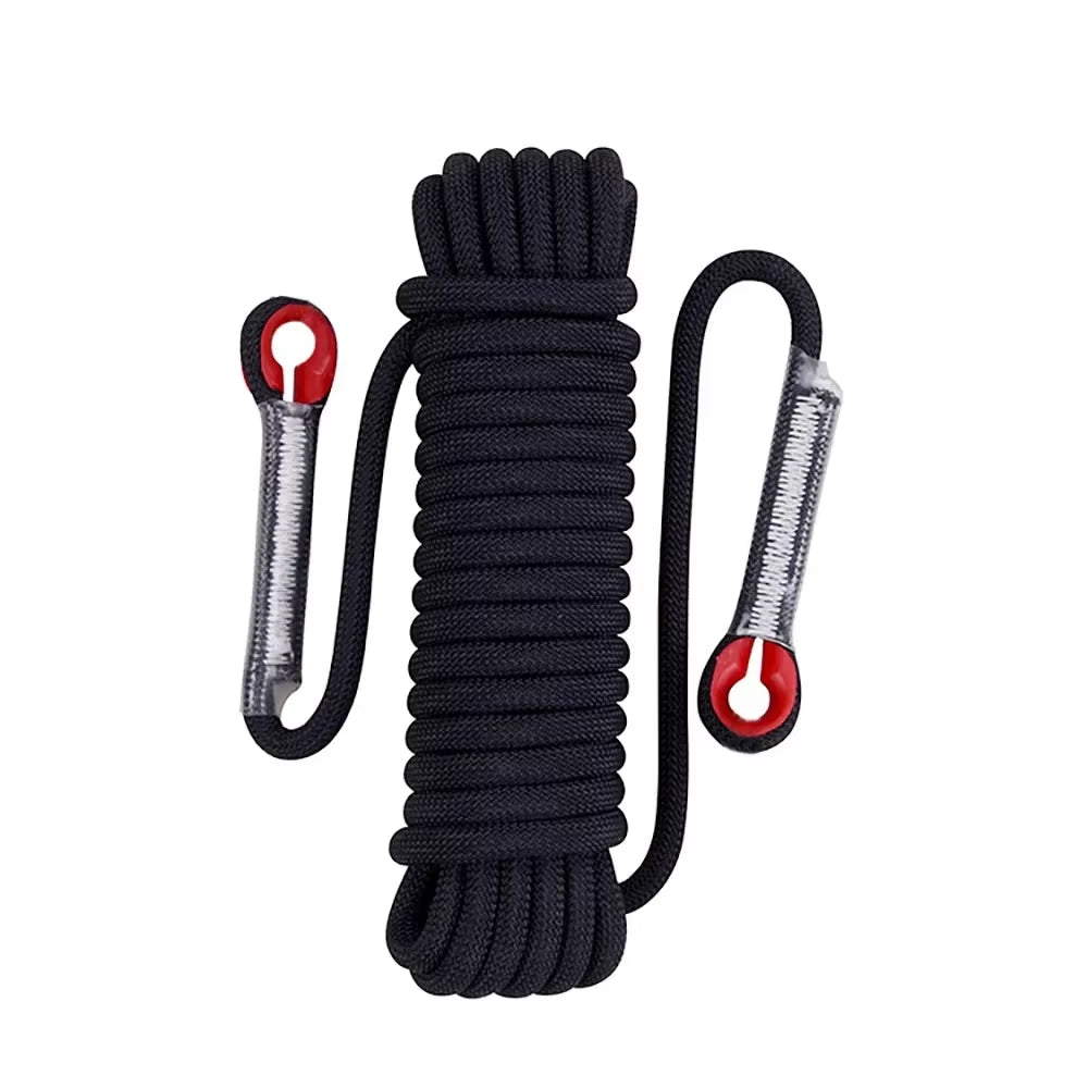 12Mm Safety Life Rope Climbing Rope Static Rock Mountaineering Rope Outdoor Survival Fire Escape Car Rescue 10M 20M 30M 50M
