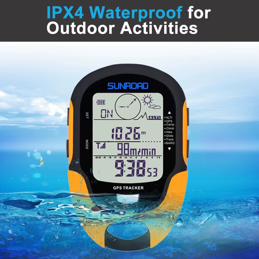 Elevate Your Outdoor Experience with the Ultimate Portable GPS Navigation Device – Digital Altimeter, Barometer, and Compass for Adventurers!