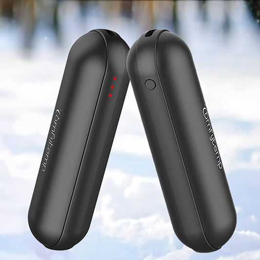 Stay Warm This Winter with Comfytemp Rechargeable Hand Warmers - 2 Packs of 4500mAh Portable USB Hand Warmers for Men, Women, and Kids