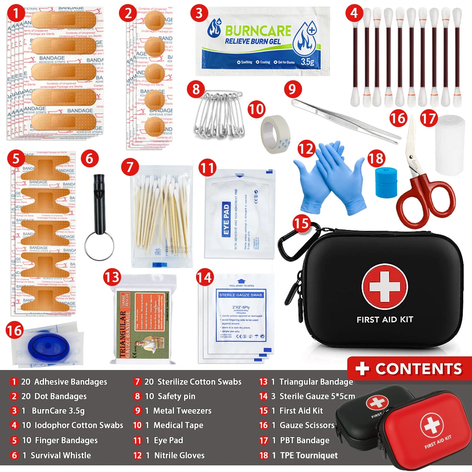 Ultimate Multi-Purpose First Aid Kit - Portable Emergency Medical Bag for Outdoor Adventures, Home Safety, and Camping Essentials