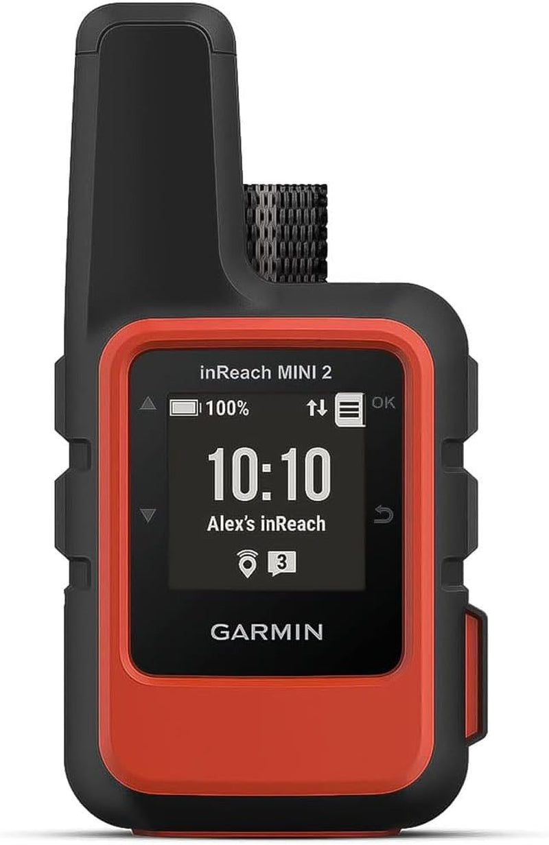 Garmin inReach Mini 2 - The Ultimate Ultra-Lightweight Satellite Communicator for Adventurers - Bright Orange, Compact & Durable