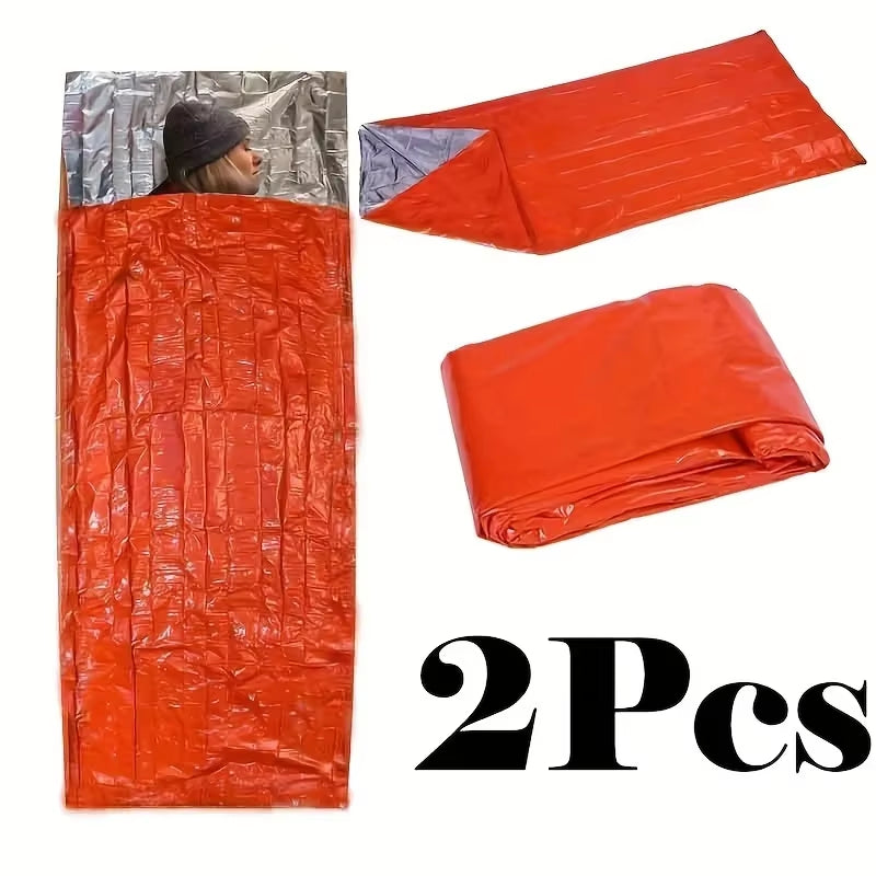 Emergency Sleeping Bag: Portable Insulated Survival Bag for Camping and Hiking Adventures