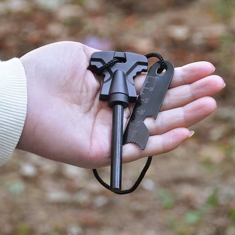 Unleash Your Outdoor Adventure with the Ultimate Portable Magnesium Fire Starter Stick - The Essential Tool for Camping, Hiking, and Survival!