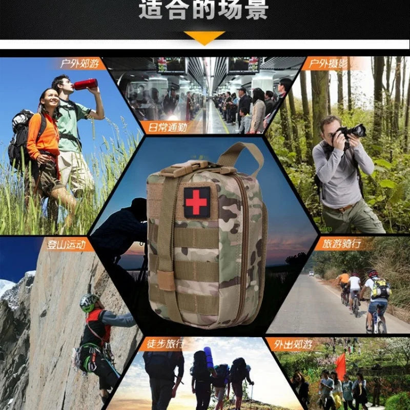Ultimate Professional Outdoor Camping First Aid Kit Backpack - Your Essential Emergency Companion for Hiking, Camping, Boating, and Travel Adventures