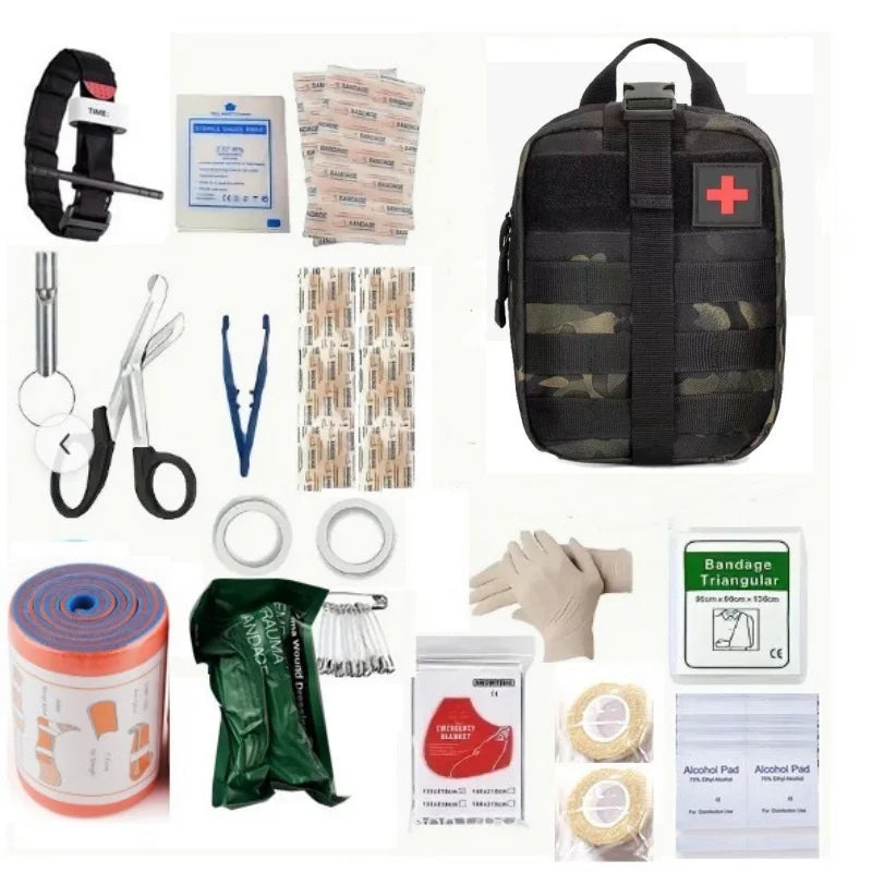 Ultimate Professional Outdoor Camping First Aid Kit Backpack - Your Essential Emergency Companion for Hiking, Camping, Boating, and Travel Adventures