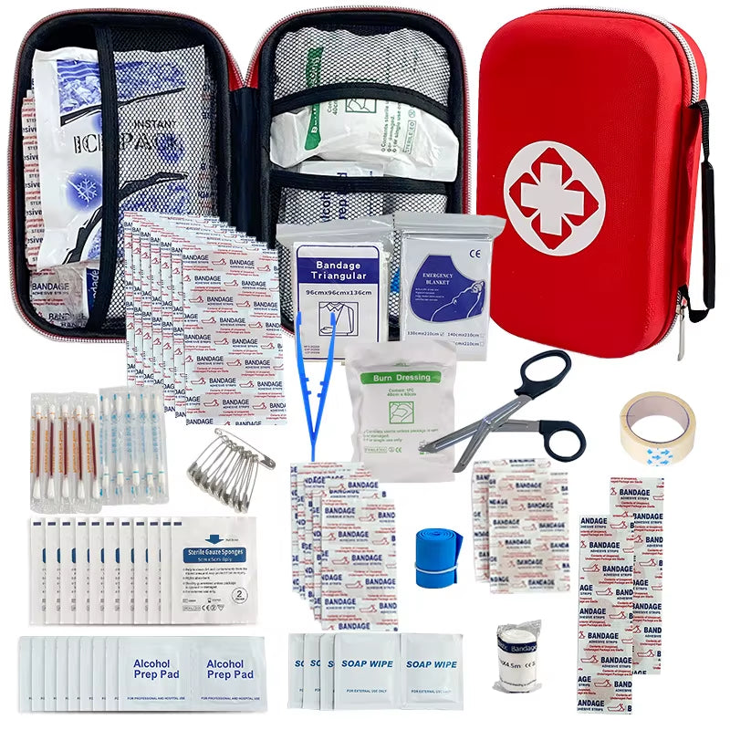 Essential Multi-Purpose First Aid Kit: Your Go-To Portable Medical Solution for Home and Outdoor Adventures