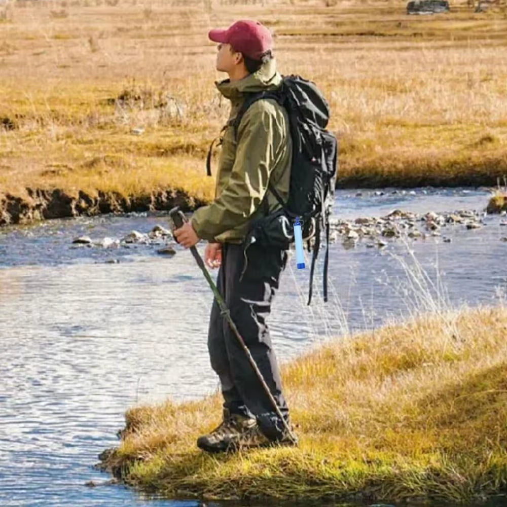 Mini Mini Water Filter Straw Straw Purifier Purification Water Filter Direct Drinking Survival Drinking Water Filtering Straw