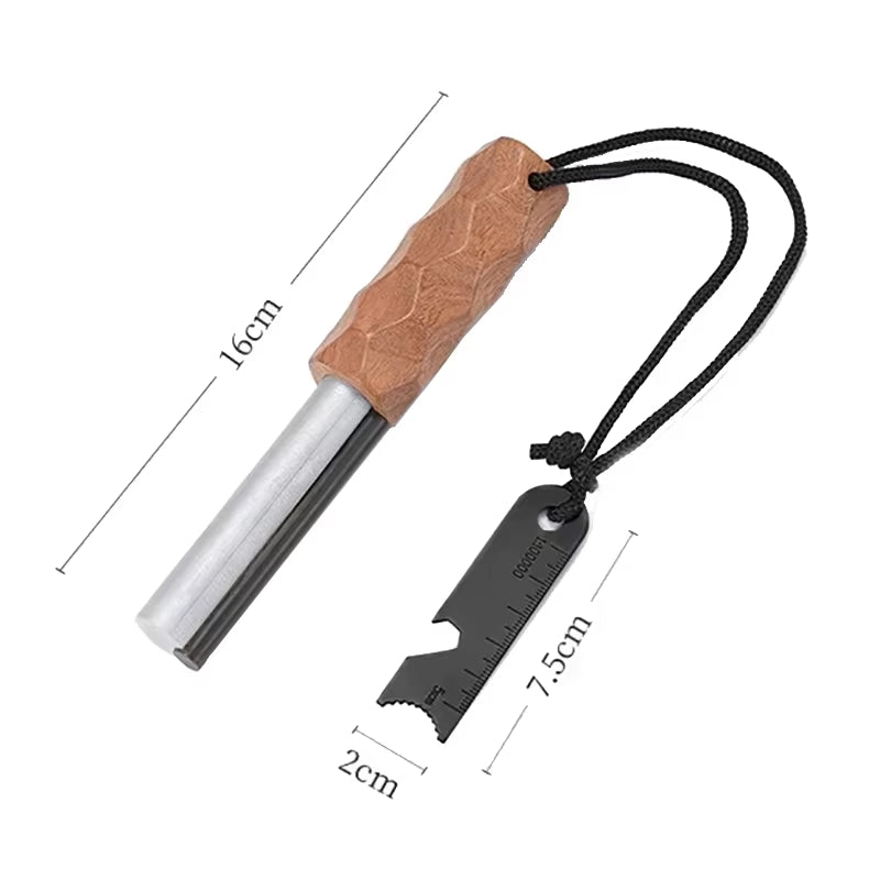Ultimate Magnesium Fire Starter Tool - Your Essential Companion for Camping and Emergency Situations