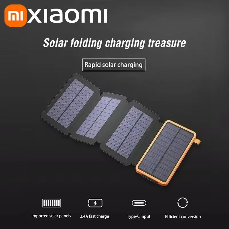 Xiaomi Waterproof Solar Power Bank - Ultimate Portable Charging Solution for Outdoor Adventures with USB Output