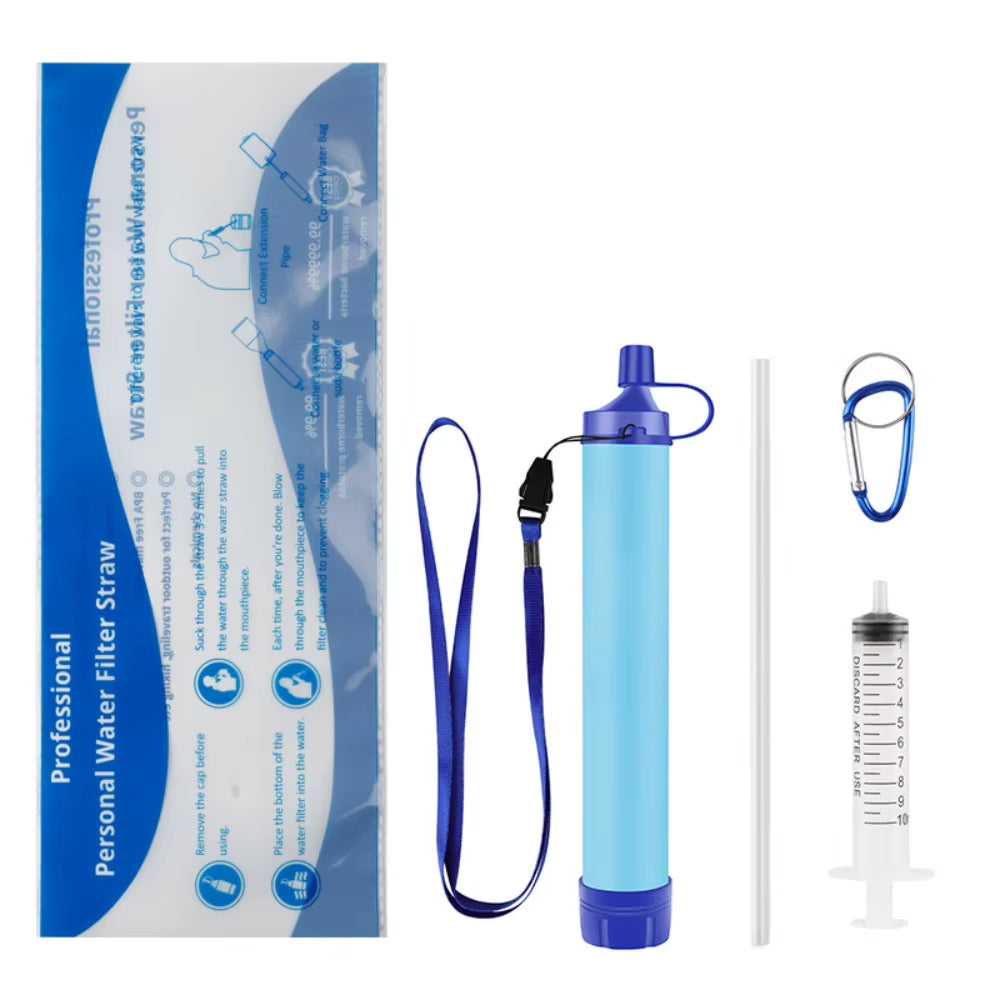Mini Mini Water Filter Straw Straw Purifier Purification Water Filter Direct Drinking Survival Drinking Water Filtering Straw