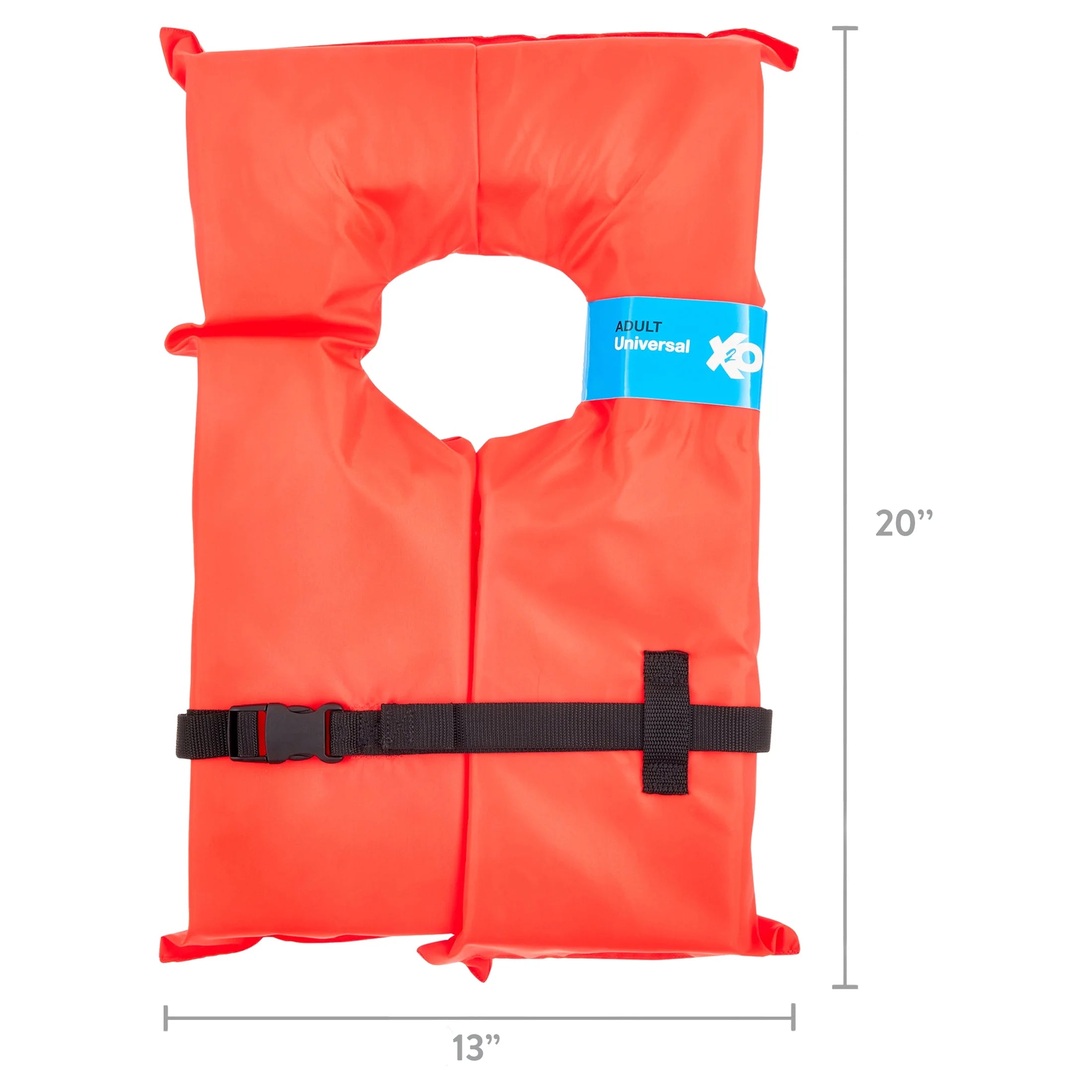 Stay Safe and Stylish on the Water with the U.S. Coast Guard Approved Type II Adult Life Jacket in Bright Orange