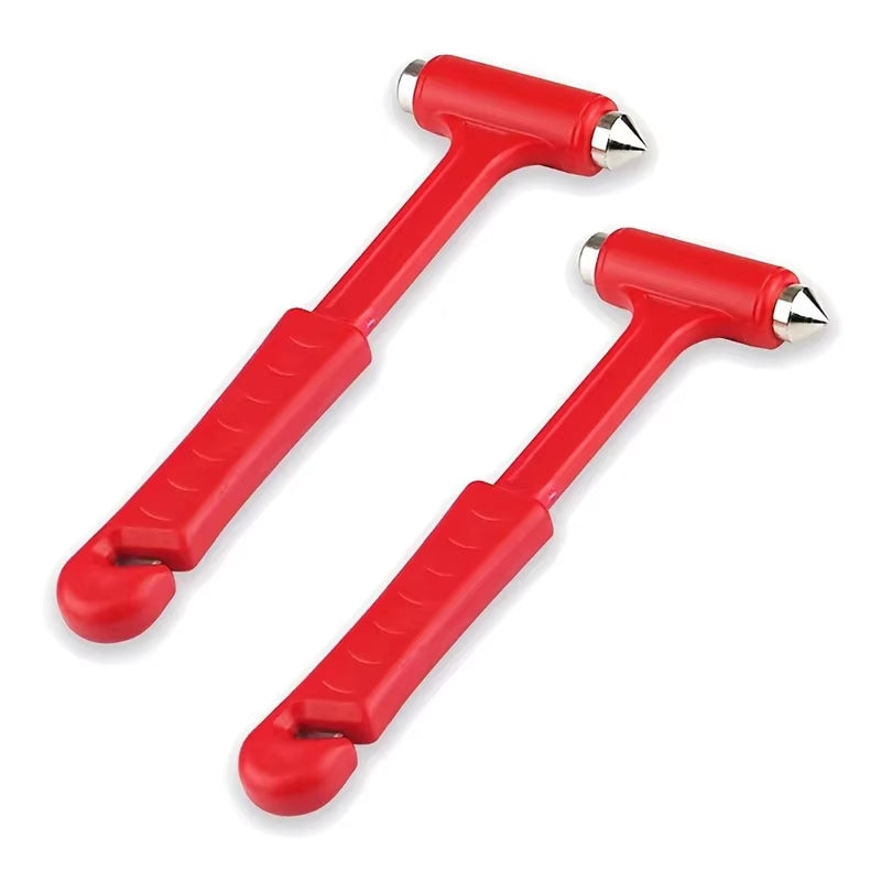 Essential Two-in-One Emergency Car Safety Hammer: Your Ultimate Glass Breaker and Seat Belt Cutter